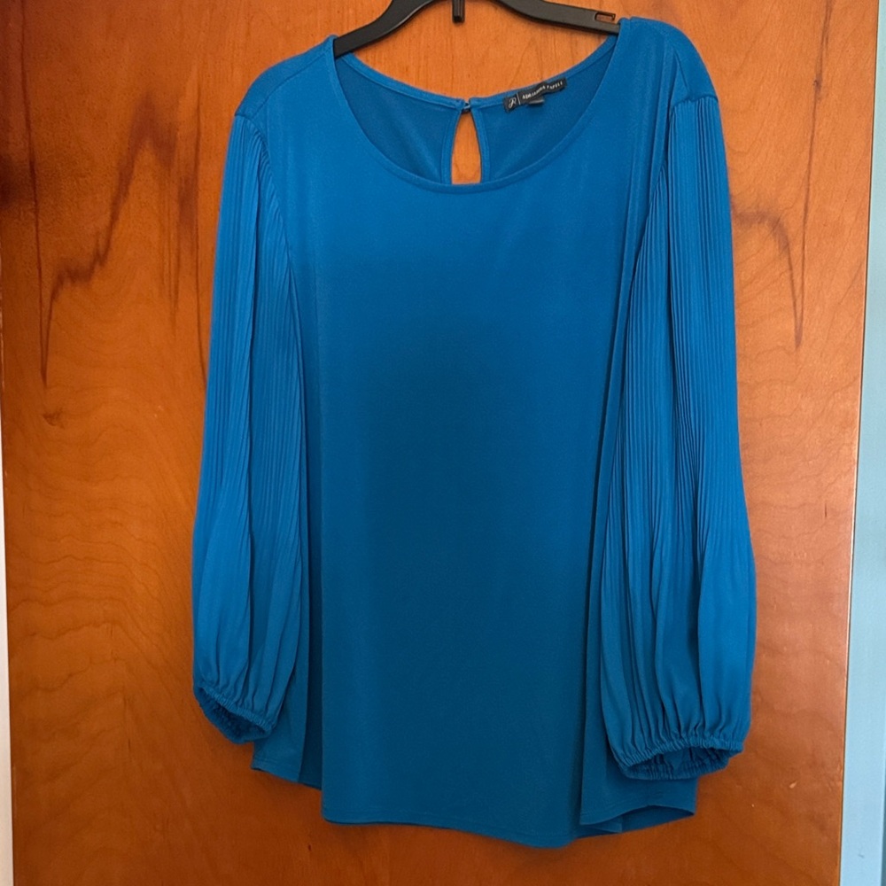 Adrianna Papell Blouse with Balloon Sleeves